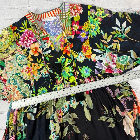 Johnny Was Dreamer Short Floral Kaftan Dress XS - Picture 6 of 11